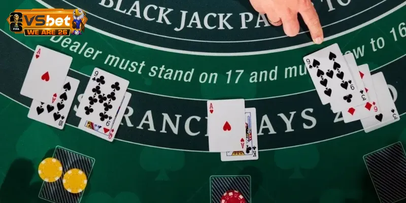 Cách tính điểm đếm bài Blackjack trên bàn chơi